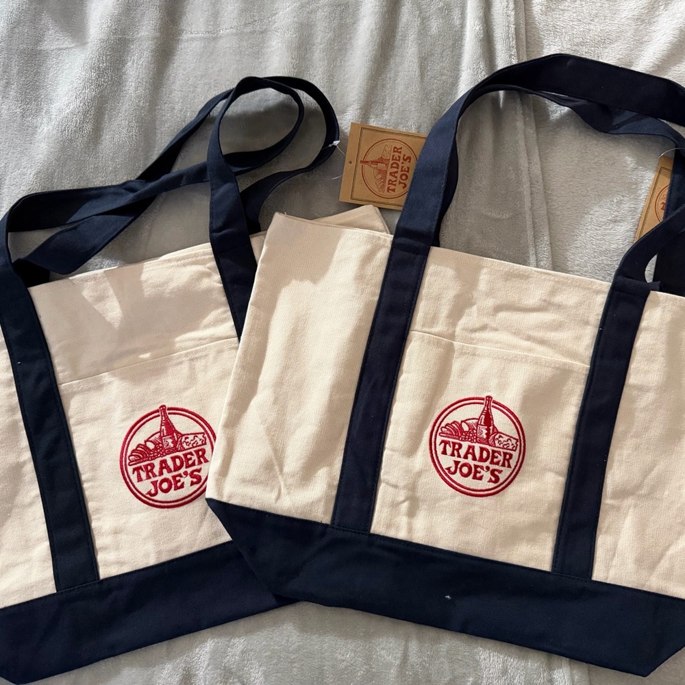 Trader Joe's Canvas Tote Bags Limited Edition